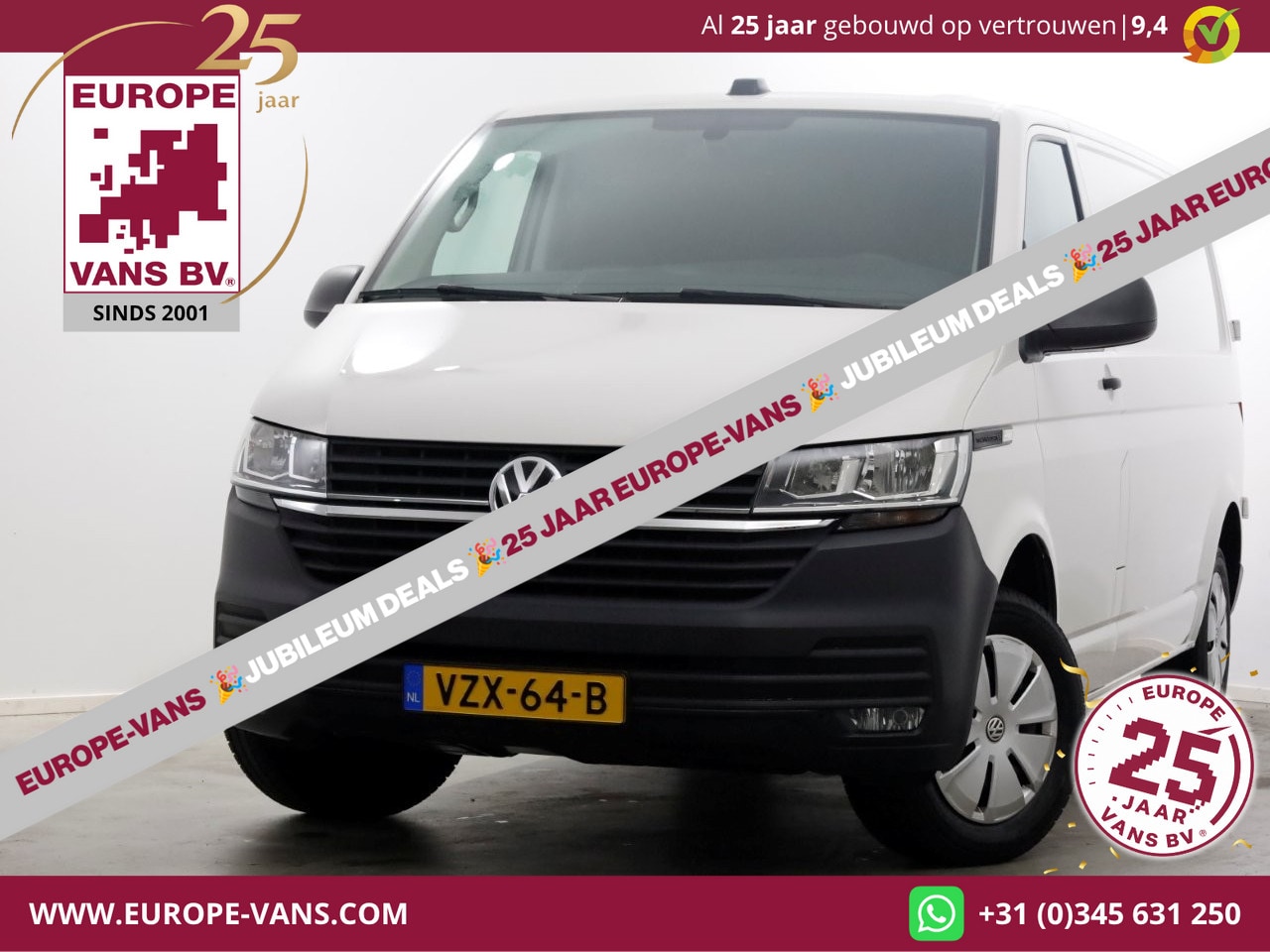 Volkswagen Transporter - T6.1 2.0 TDI 110pk Lang Comfortline Airco/Navi 03-2024 - AutoWereld.nl