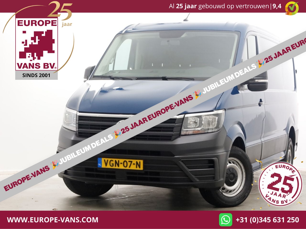 Volkswagen Crafter - 35 2.0 TDI 177pk RWD L3H2 (L2H1) Airco/Navi/Trekhaak 3500kg 08-2020 - AutoWereld.nl