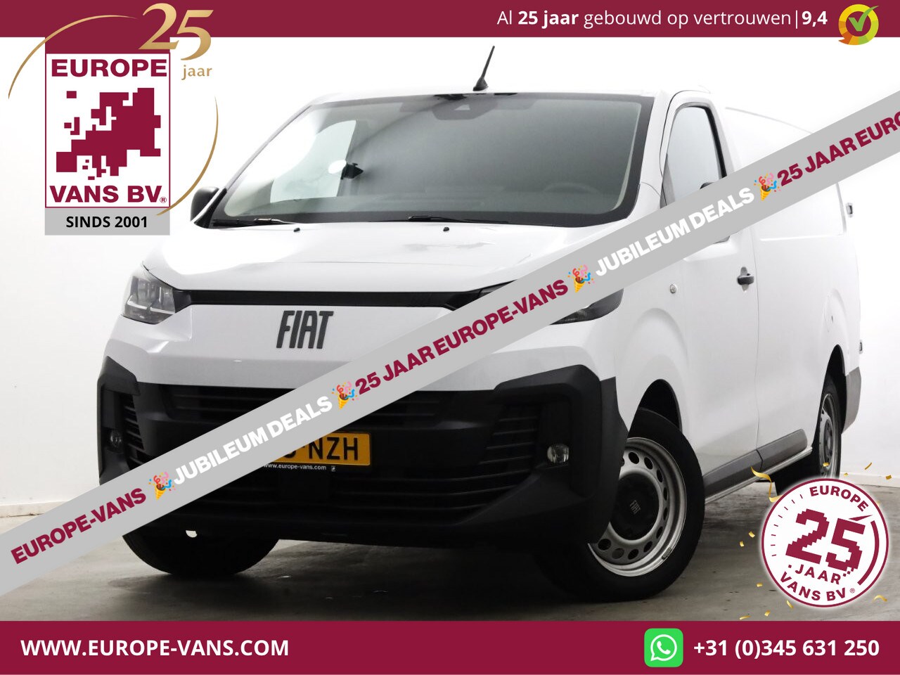 Fiat Scudo - 2.0 Diesel 145pk Automaat L3 Airco/Navi/Camera 09-2024 - AutoWereld.nl