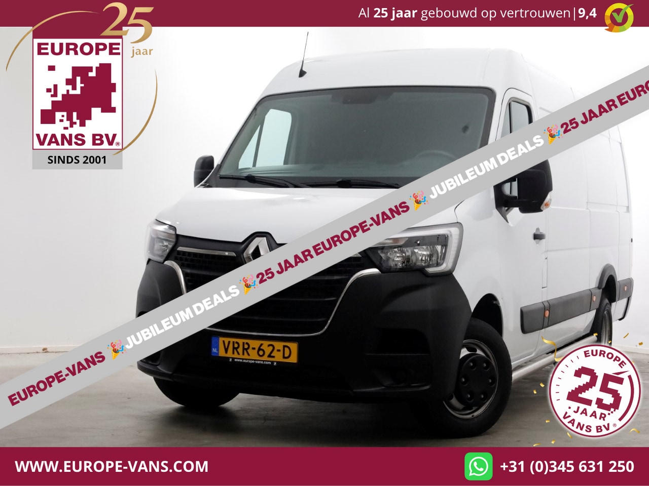 Renault Master - T35 2.3 dCi 130pk L3H2 Dubbel lucht Airco/Camera/Trekhaak 3500kg 09-2022 - AutoWereld.nl