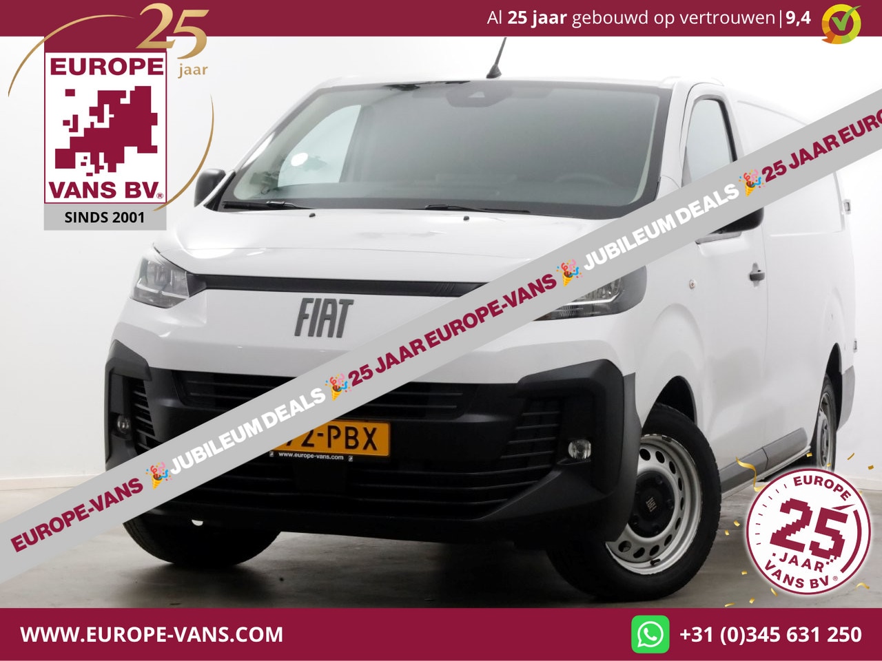 Fiat Scudo - 2.0 Diesel 145pk Automaat L3 Airco/Navi/Camera 09-2024 - AutoWereld.nl