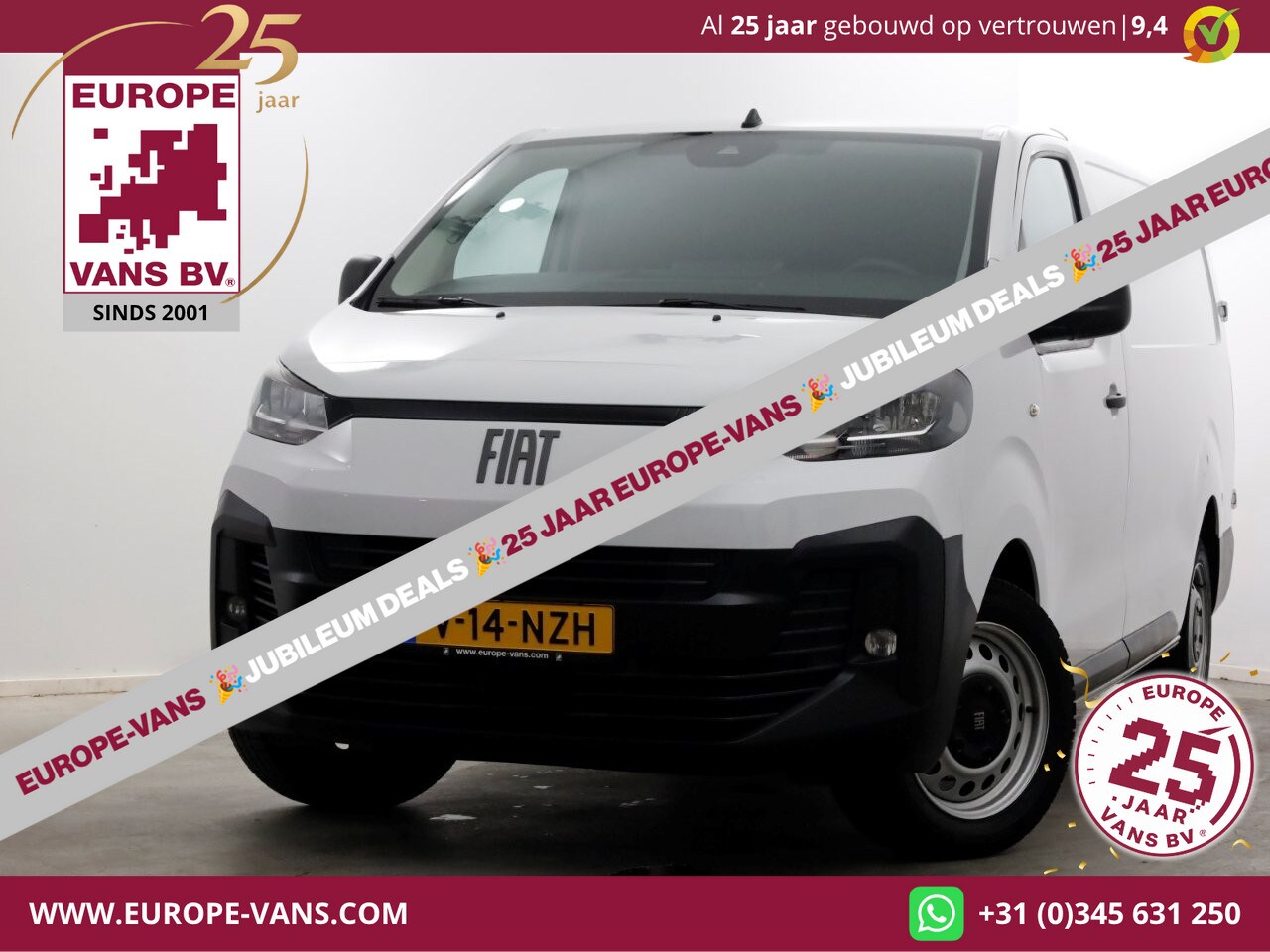 Fiat Scudo - 2.0 Diesel 145pk Automaat L3 Airco/Navi/Camera 09-2024 - AutoWereld.nl