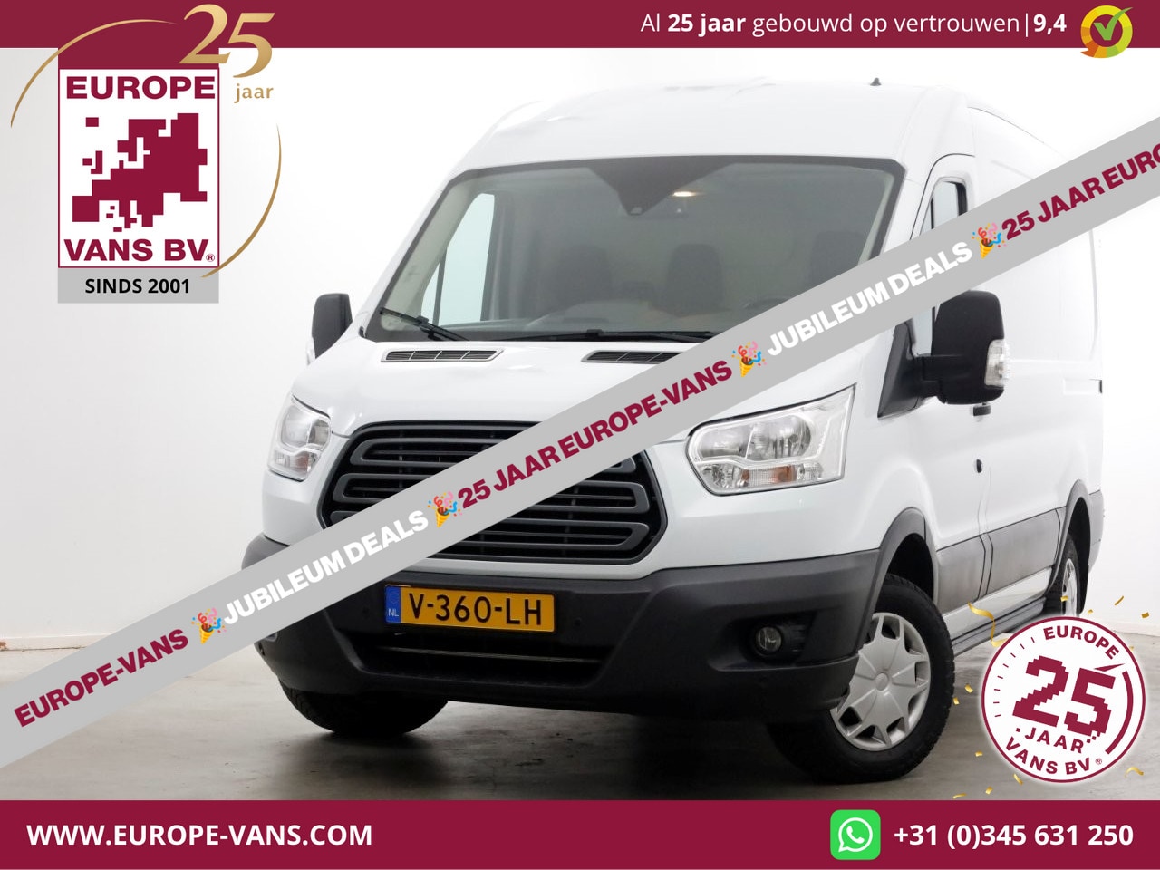 Ford Transit - 2.0 TDCI 130pk E6 L2H2 Trend Airco/Navi/Camera 02-2018 - AutoWereld.nl