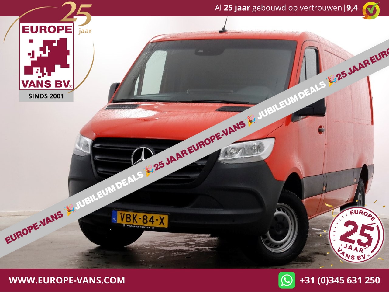 Mercedes-Benz Sprinter - 314 CDI 143pk E6 RWD L2H1 Navi/Camera/Trekhaak 3500kg 08-2019 - AutoWereld.nl
