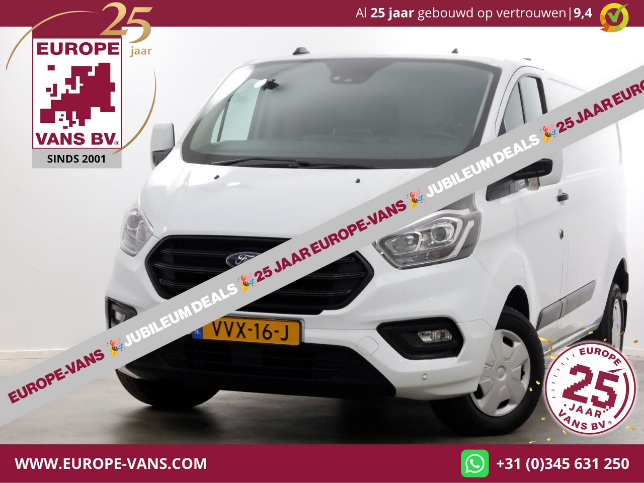 Ford Transit Custom - 2.0 TDCI 130pk L2H1 Trend Airco/Navi/Camera Trekhaak 2800kg 07-2023 - AutoWereld.nl