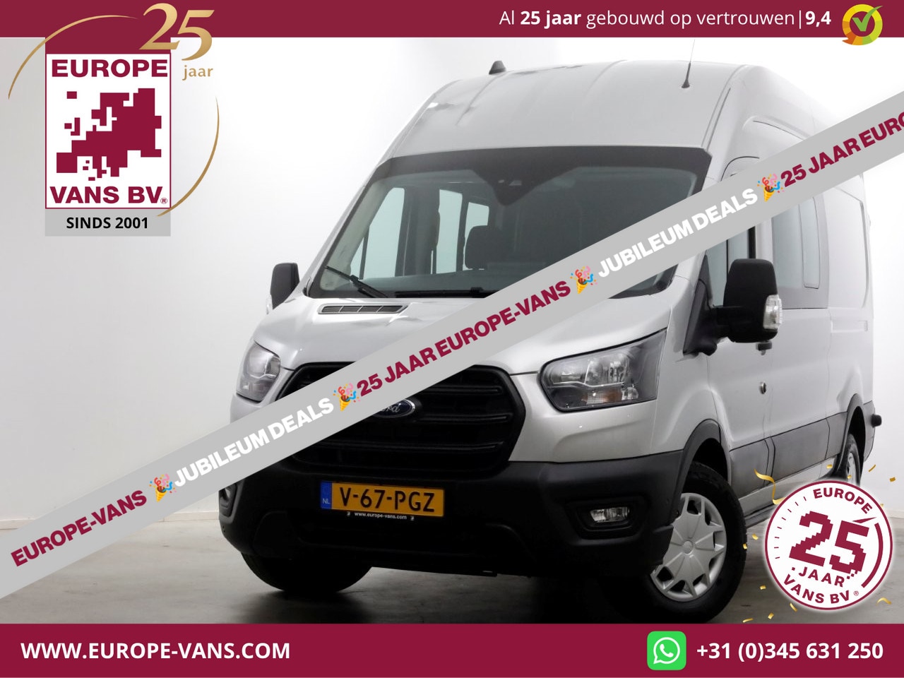 Ford Transit - 330 2.0 TDCI 130pk L3H3 D.C. Trend ACC/Airco/Navi/Camera 05-2024 - AutoWereld.nl