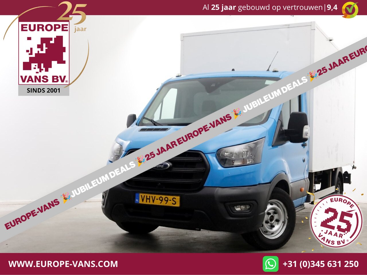 Ford Transit - 350 2.0 TDCI 130pk E6 Bakwagen met achterdeuren 2 Persoons 12-2020 - AutoWereld.nl