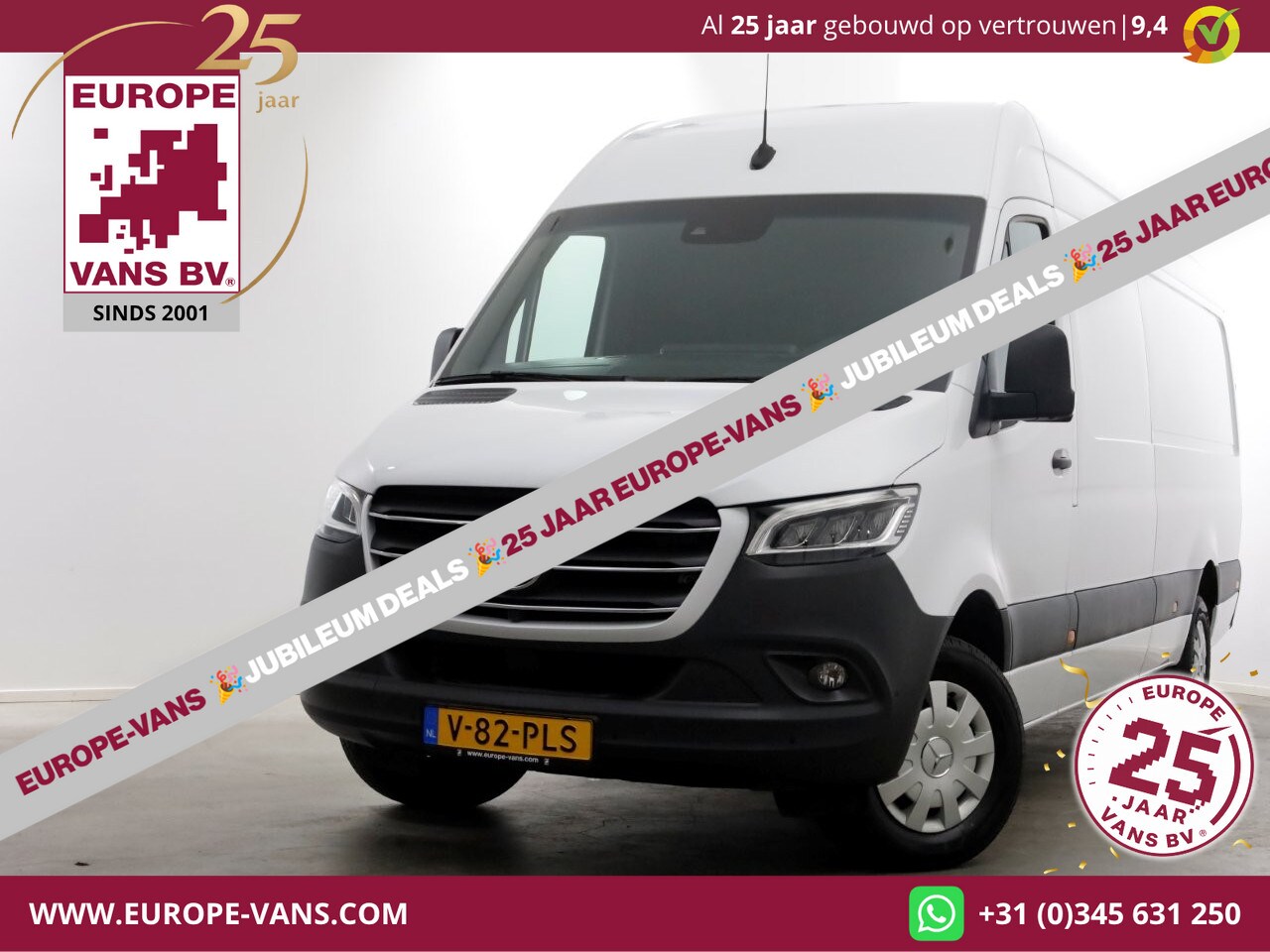 Mercedes-Benz Sprinter - 317 CDI 170pk RWD 9G Automaat L3H2 Maxi LED/Navi/360° Camera 09-2022 - AutoWereld.nl