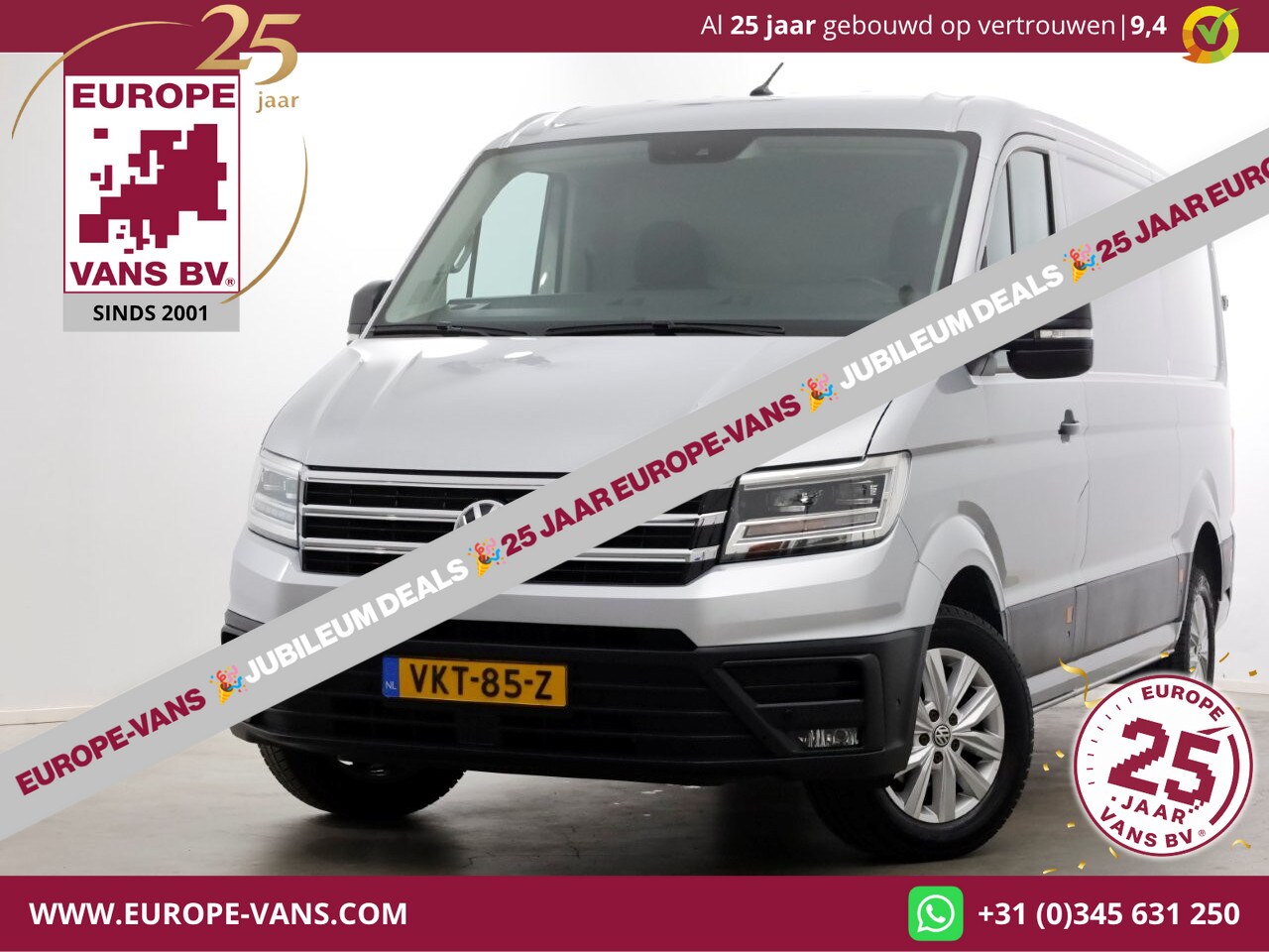 Volkswagen Crafter - 35 2.0 TDI 177pk DSG-Automaat L3H2 (L2H1) Highline LED/ACC/Trekhaak 3500kg 08-2021 - AutoWereld.nl