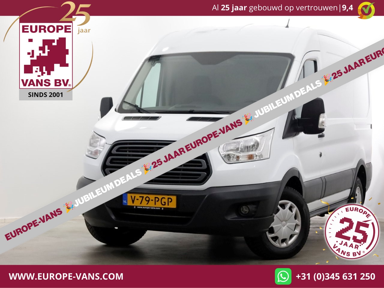 Ford Transit - 350 2.0 TDCI 130pk E6 L2H2 Trend Airco/Navi/Camera 12-2019 - AutoWereld.nl