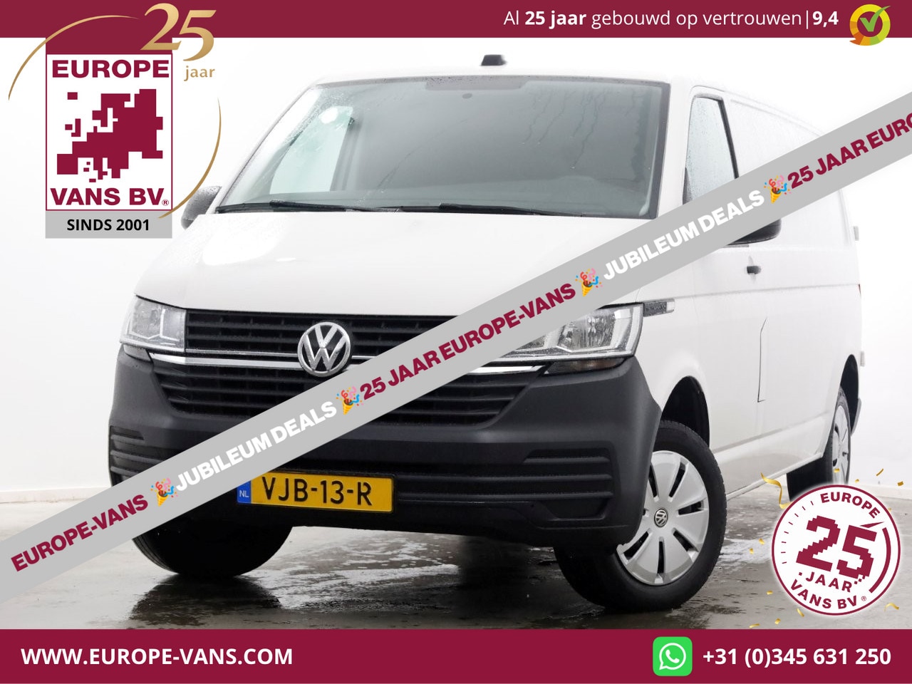 Volkswagen Transporter - T6.1 2.0 TDI 110pk Lang Airco/CarPlay 01-2021 - AutoWereld.nl