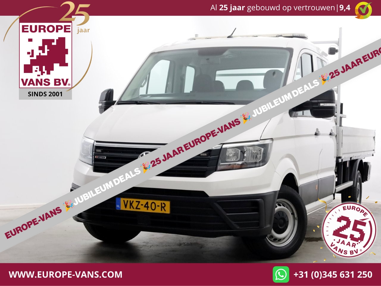 Volkswagen Crafter - 35 2.0 TDI 177pk 4Motion 4x4 D.C. Open Laadbak 07-2021 - AutoWereld.nl