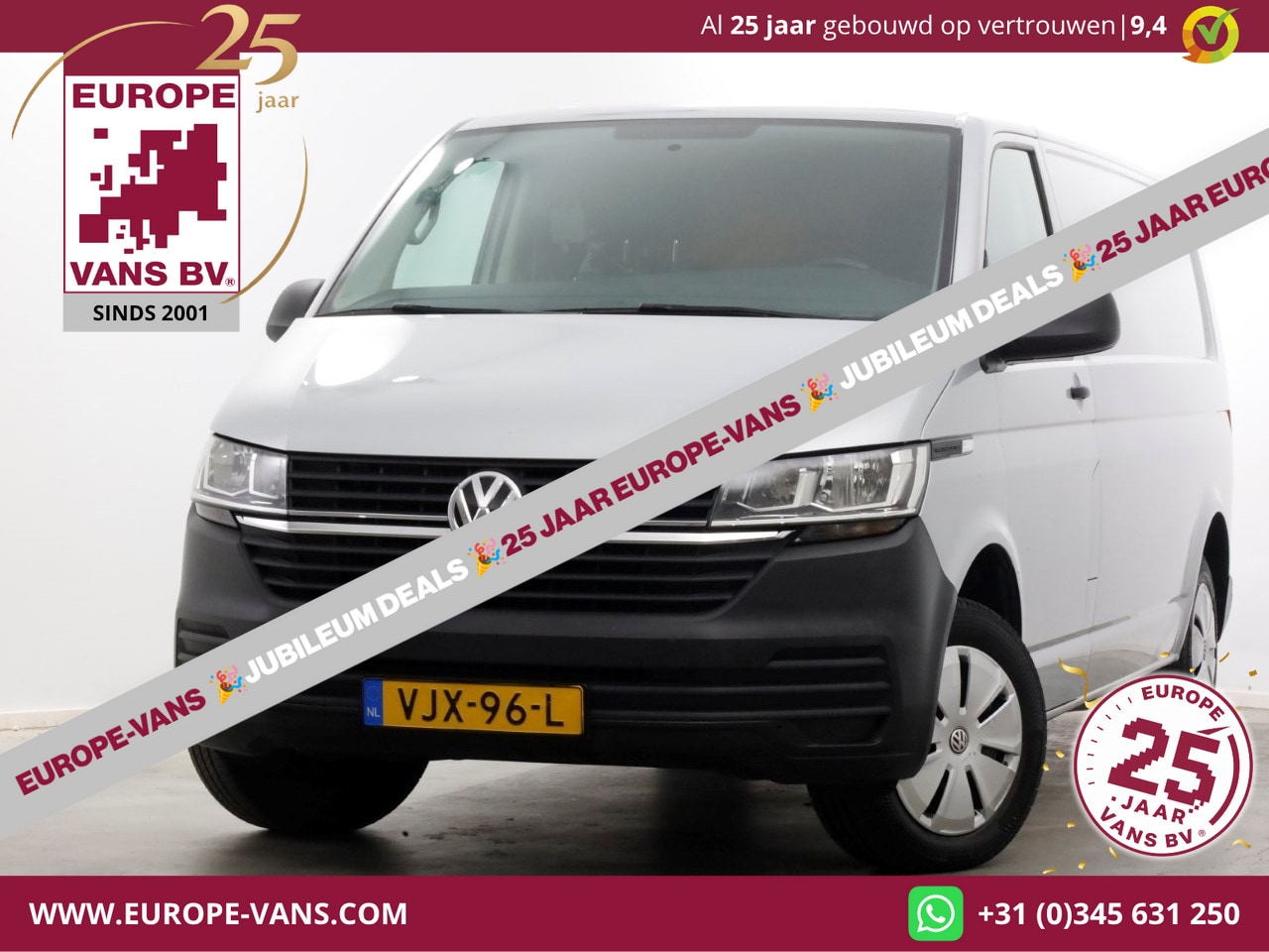 Volkswagen Transporter - T6.1 2.0 TDI 150pk DSG-Automaat Lang Airco/Achterklep 05-2021 - AutoWereld.nl