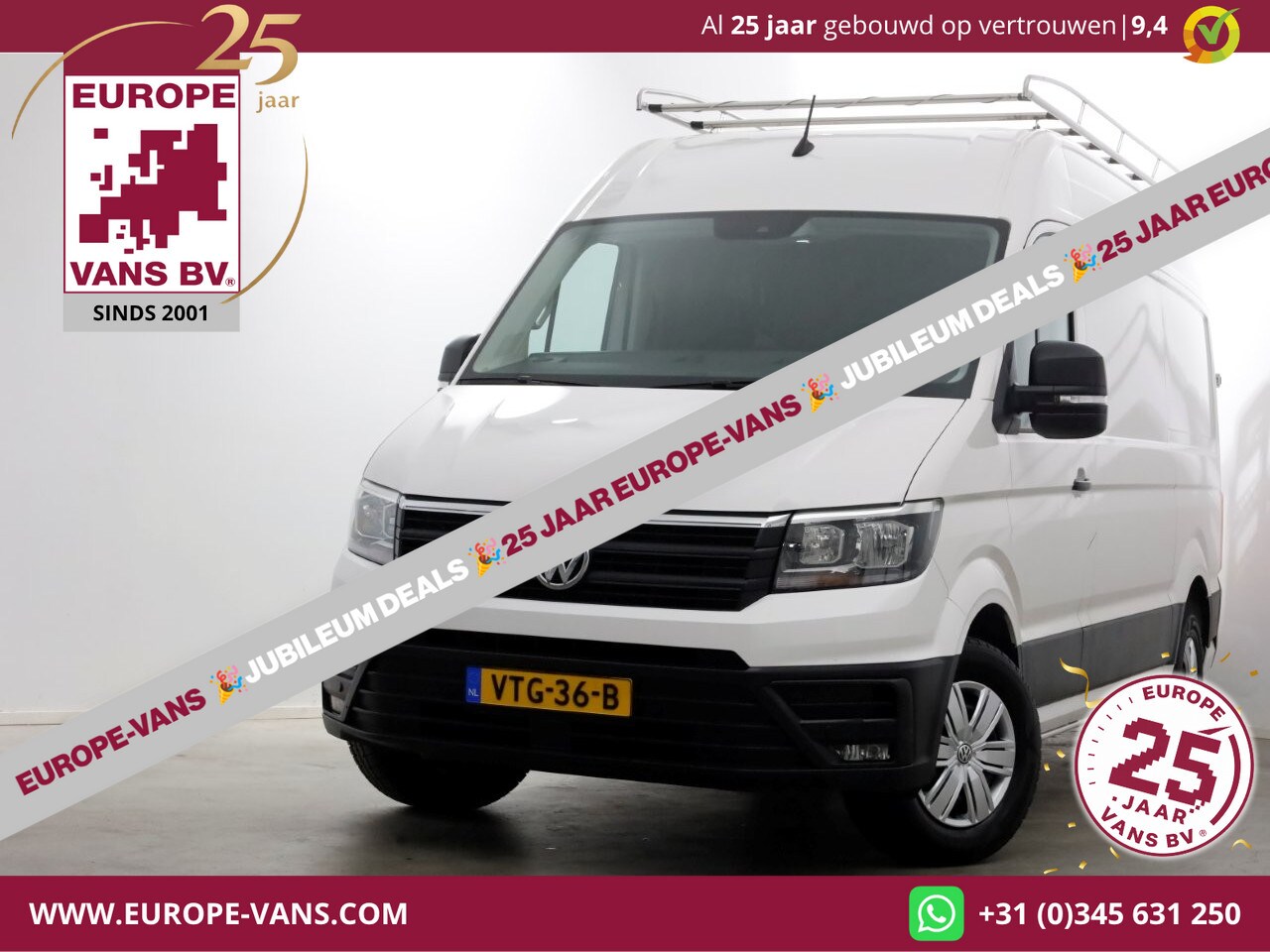Volkswagen Crafter - 35 2.0 TDI 140pk L3H3 (L2H2) Comfortline Airco/Navi/Imperiaal 01-2023 - AutoWereld.nl