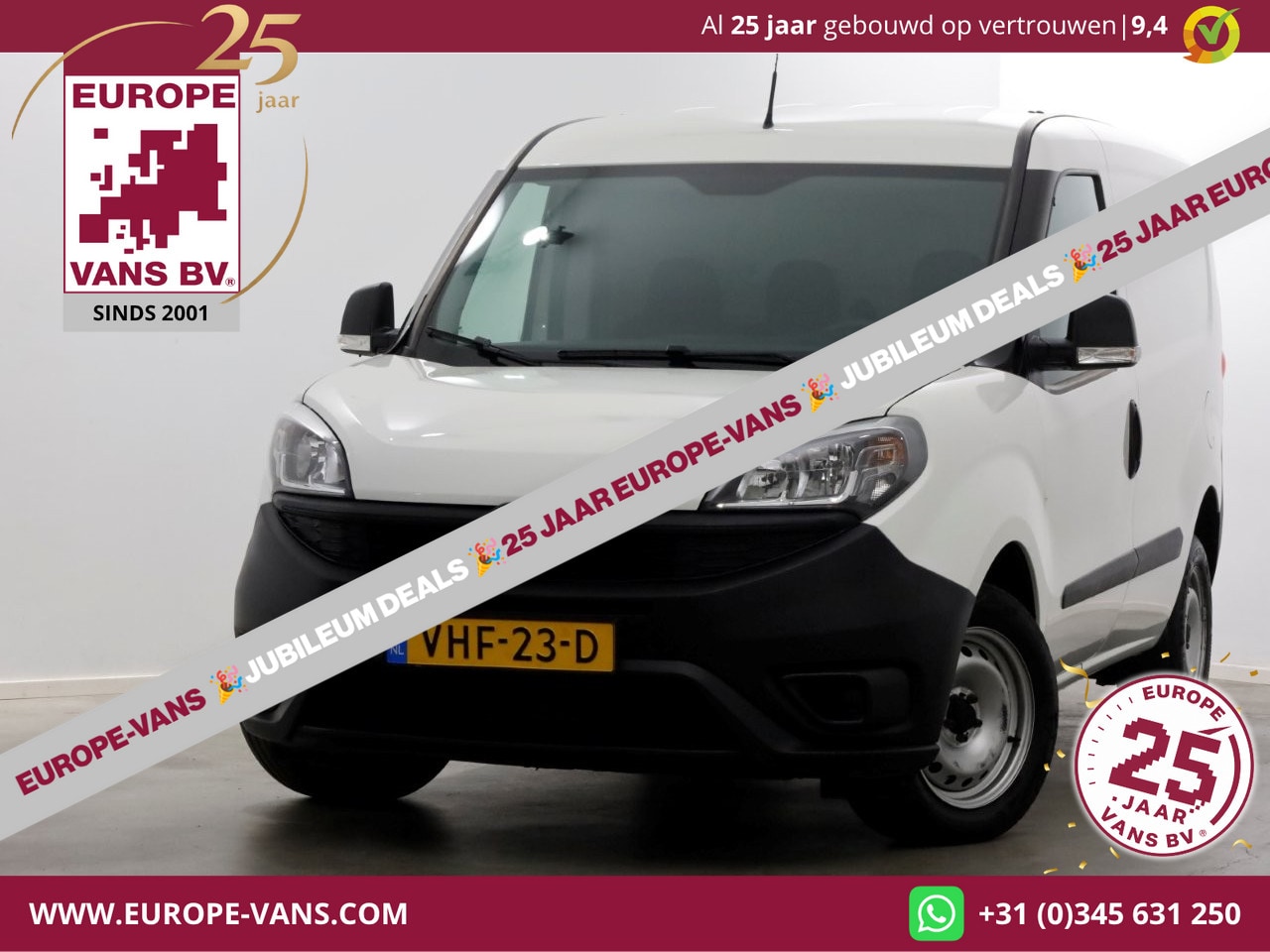 Fiat Doblò Cargo - 1.6 MultiJet 105pk L1H1 Airco/Navi 10-2020 - AutoWereld.nl