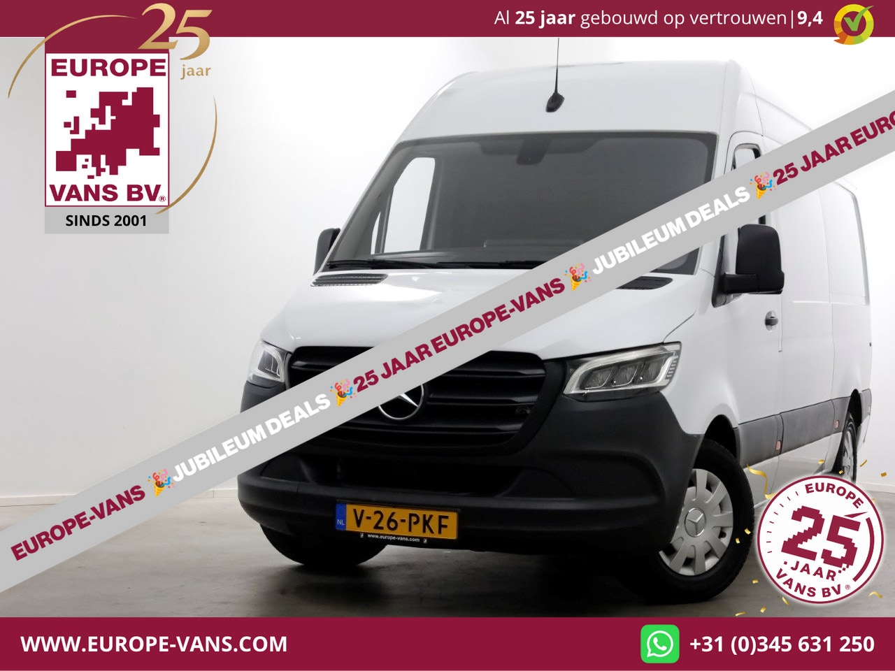 Mercedes-Benz Sprinter - 317 CDI 170pk RWD L2H2 LED/Airco/Camera 08-2021 - AutoWereld.nl