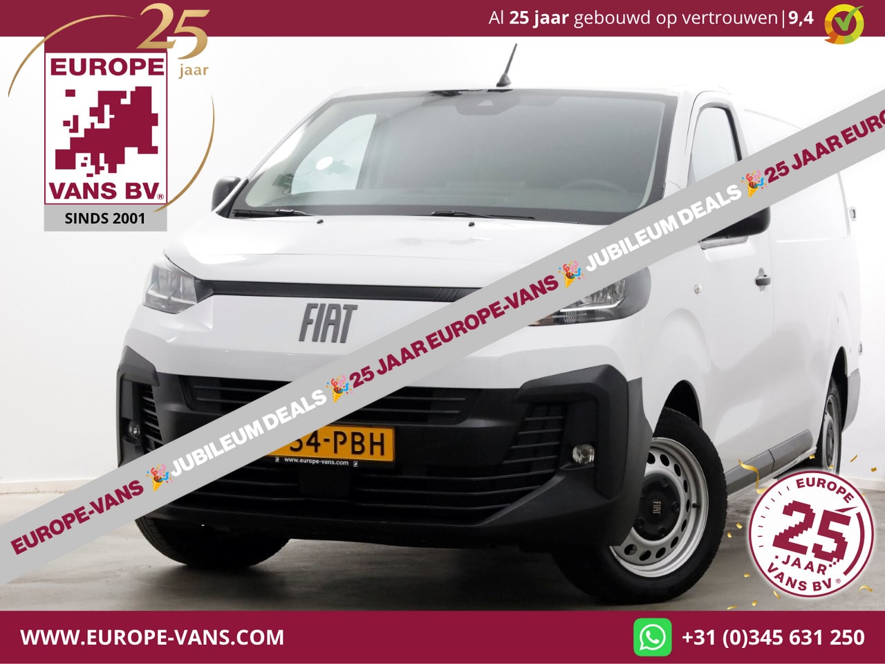 Fiat Scudo - 2.0 Diesel 180pk Automaat L3 Airco/Navi/Camera 11-2024 - AutoWereld.nl
