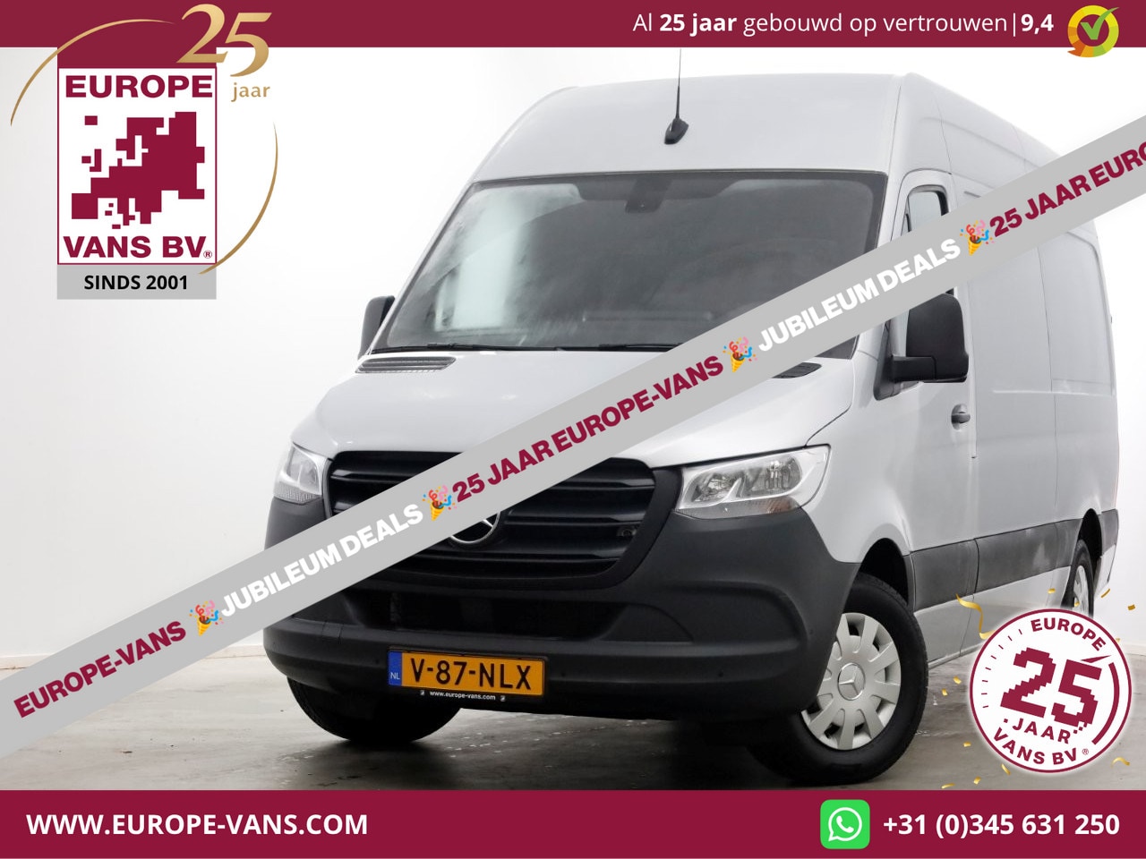 Mercedes-Benz Sprinter - 315 CDI 150pk RWD 9G Automaat L2H2 Airco/Camera/Carplay 08-2021 - AutoWereld.nl