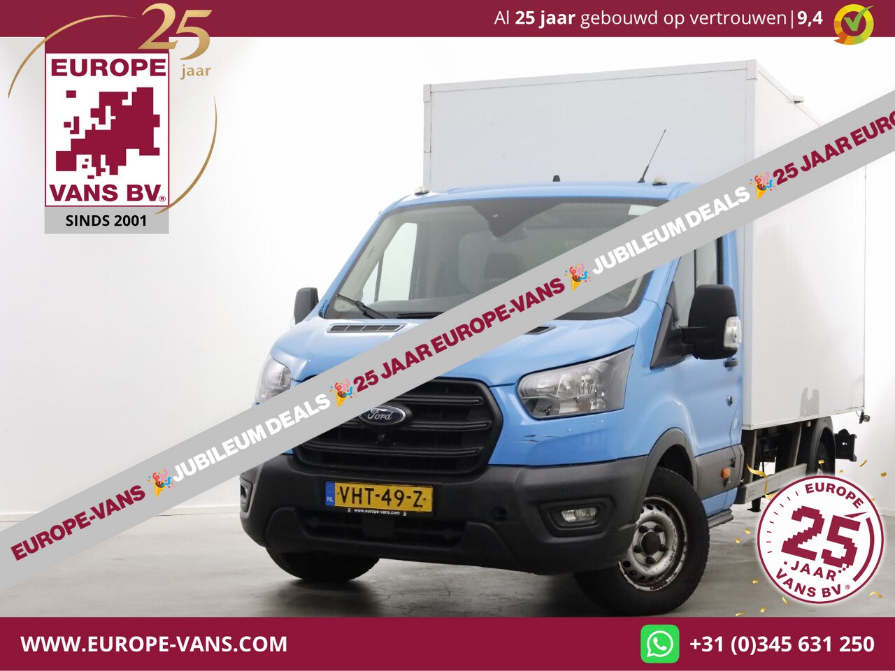 Ford Transit - 350 2.0 TDCI 130pk E6 Bakwagen met achterdeuren 2-Persoons 12-2020 - AutoWereld.nl
