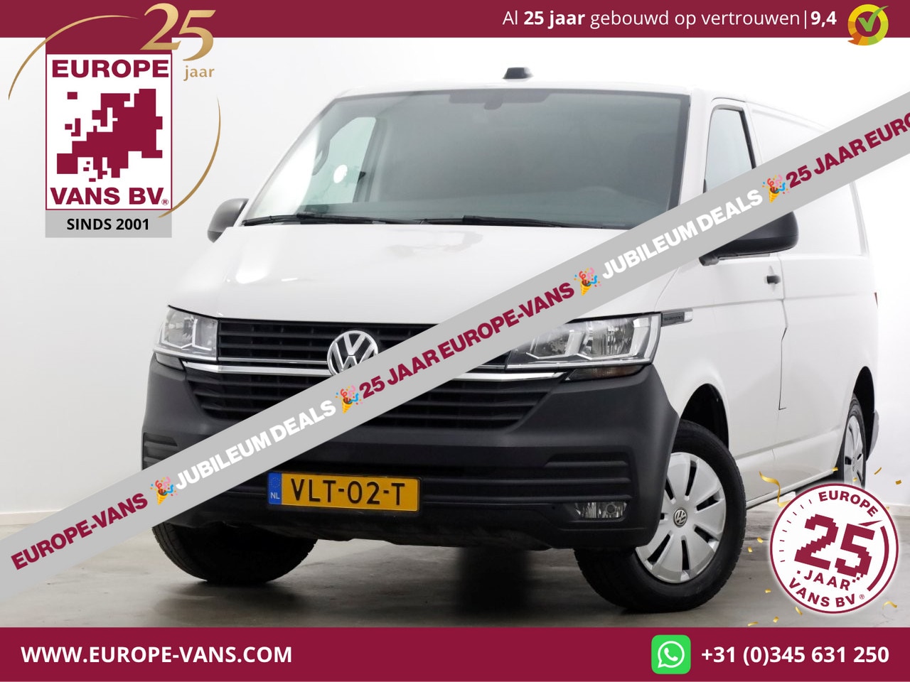 Volkswagen Transporter - T6.1 2.0 TDI 150pk DSG-Automaat L1H1 Airco/CarPlay/Achterklep 10-2021 - AutoWereld.nl