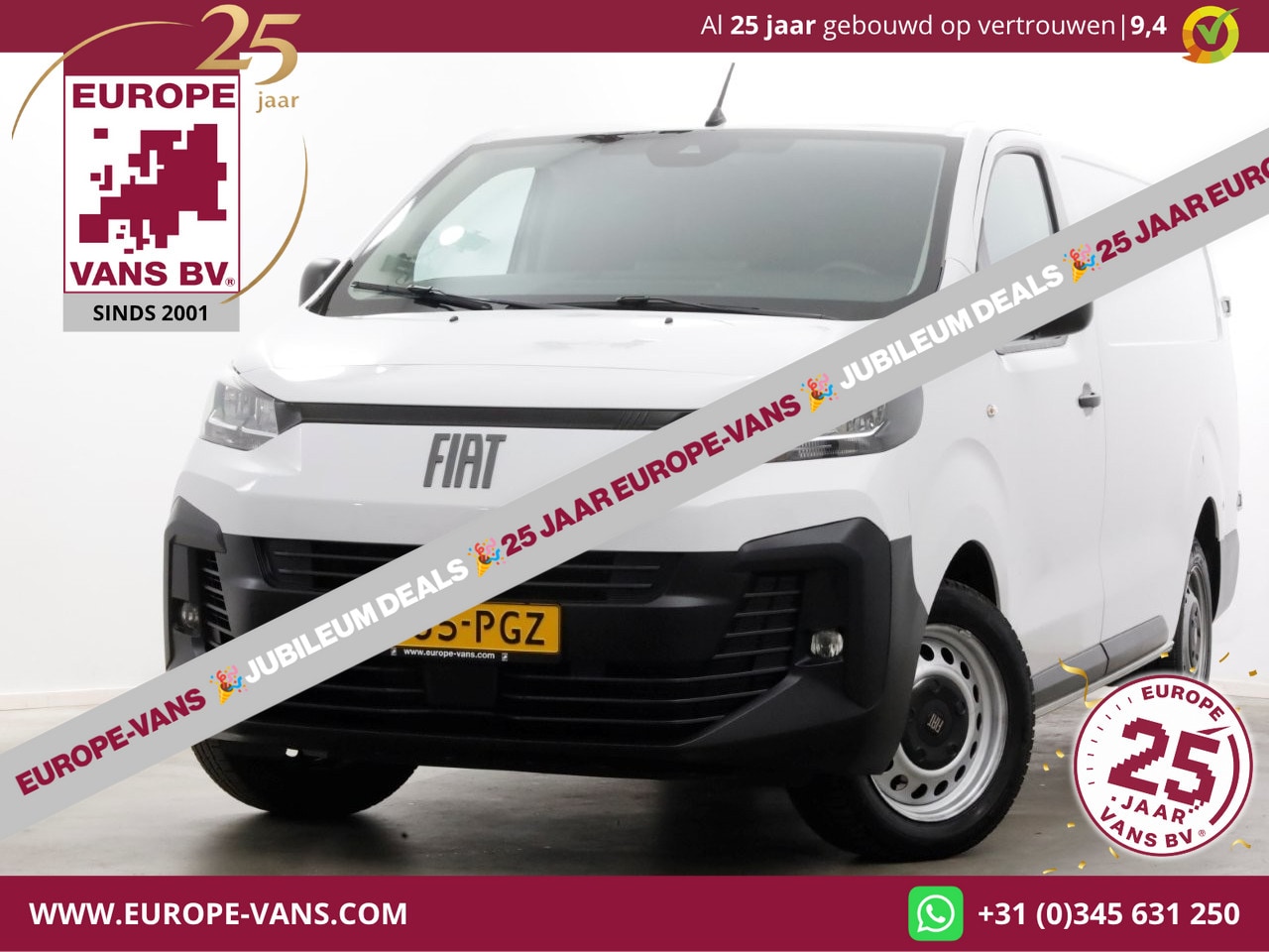 Fiat Scudo - 2.0 Diesel 180pk Automaat L3 Airco/Navi/Camera 12-2024 - AutoWereld.nl