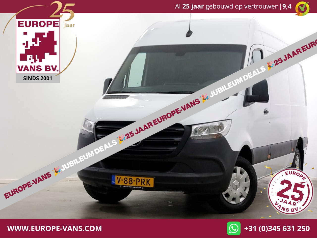 Mercedes-Benz Sprinter - 316 CDI 163pk RWD L2H2 Airco/Navi/Camera/Trekhaak 3500kg 11-2018 - AutoWereld.nl