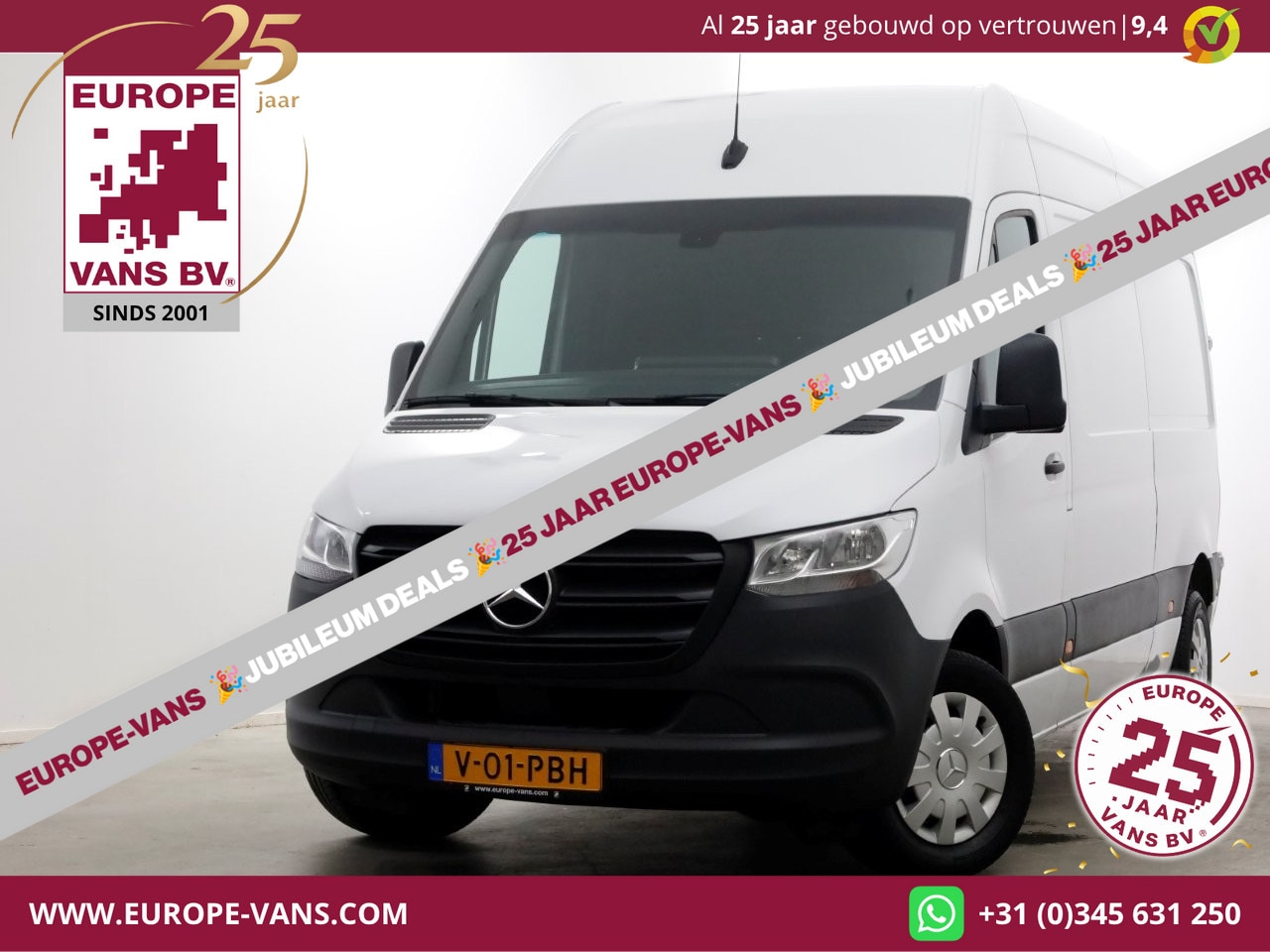Mercedes-Benz Sprinter - 311 CDI 115pk L2H2 Airco/Carplay 10-2023 - AutoWereld.nl