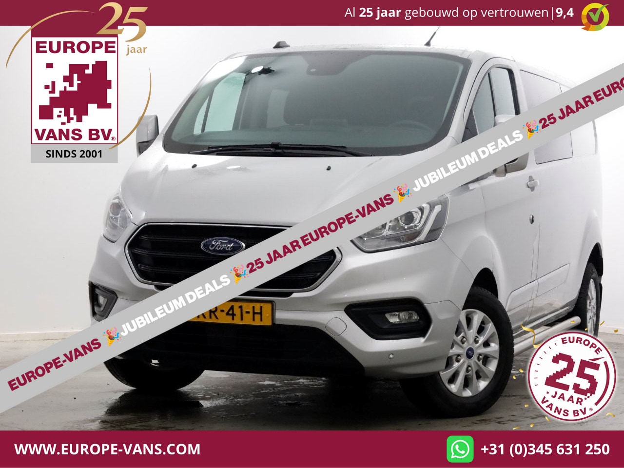 Ford Transit Custom - 2.0 TDCI 130pk L2H1 Limited D.C. Airco/Navi/LED 09-2022 - AutoWereld.nl