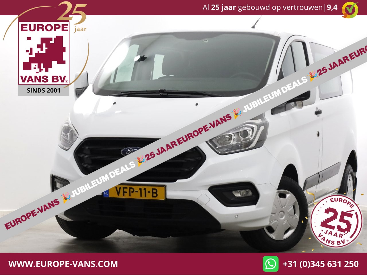 Ford Transit Custom - 300 2.0 TDCI L1H1 Trend D.C. Airco/Cruise Control 03-2020 - AutoWereld.nl