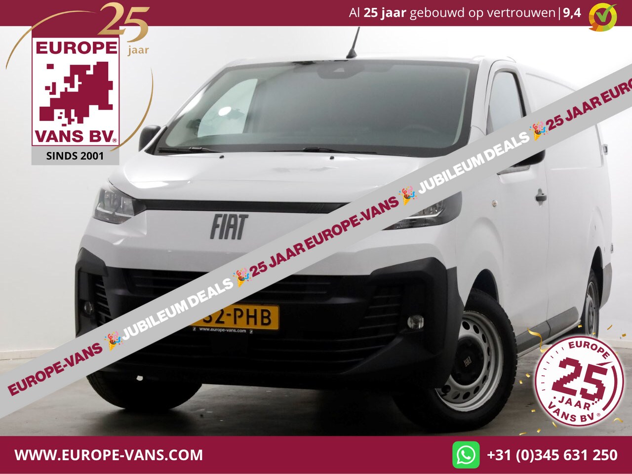 Fiat Scudo - 2.0 Diesel 180pk Automaat L3 Airco/Navi/Camera 12-2024 - AutoWereld.nl