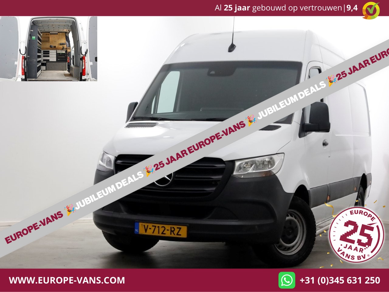 Mercedes-Benz Sprinter - 311 CDI 115pk L2H2 RWD Servicewagen Airco/Camera 09-2018 - AutoWereld.nl