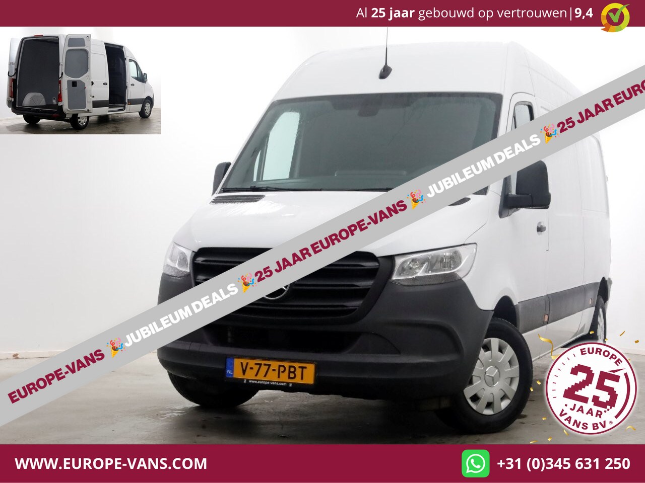 Mercedes-Benz Sprinter - 311 CDI 115pk L2H2 Airco/CarPlay 10-2023 - AutoWereld.nl