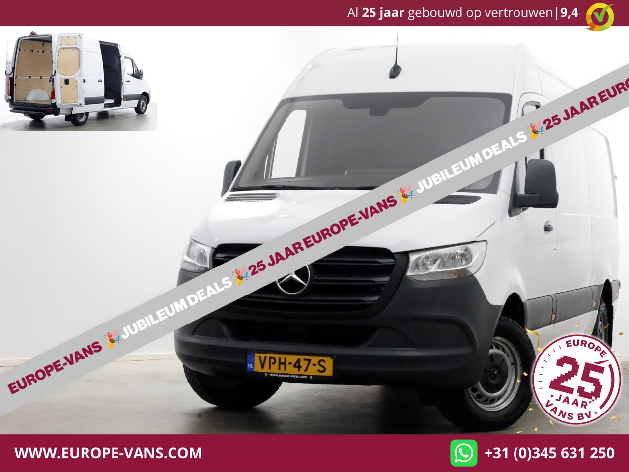 Mercedes-Benz Sprinter - 311 CDI 115pk RWD 7G Automaat L2H2 Airco/Camera 05-2021 - AutoWereld.nl