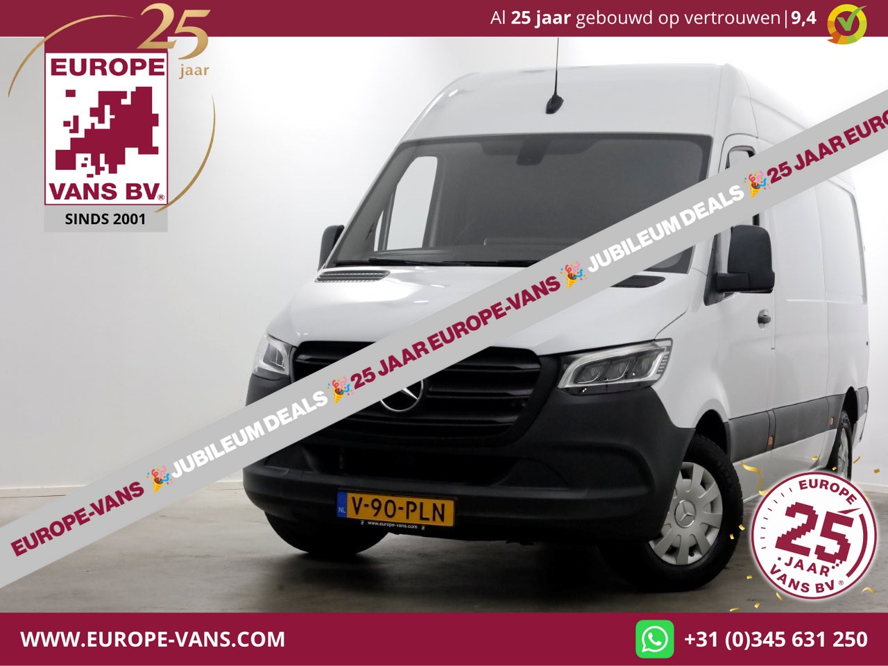 Mercedes-Benz Sprinter - 317 CDI 170pk RWD L2H2 LED/Airco/Camera 05-2021 - AutoWereld.nl