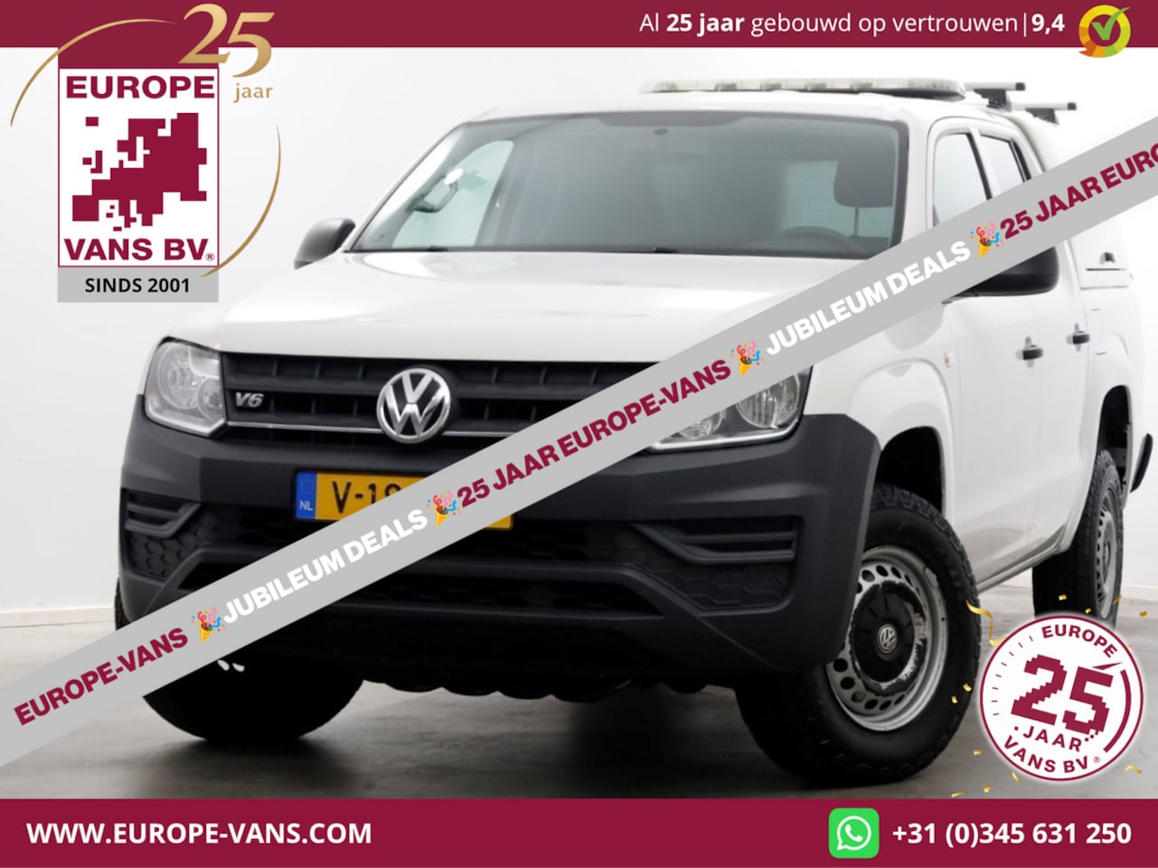 Volkswagen Amarok - 3.0 TDI V6 164pk 4Motion 4x4 Plus Cab Trendline Airco 12-2018 - AutoWereld.nl