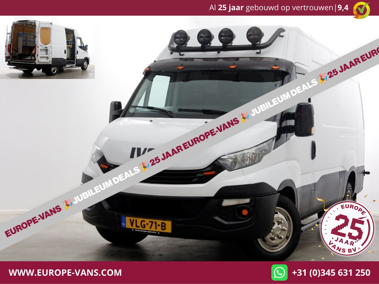 Iveco Daily - 35C14 136pk E6 HiMatic Automaat L2H2 Airco/Camera/Trekhaak 3500kg 09-2018 - AutoWereld.nl