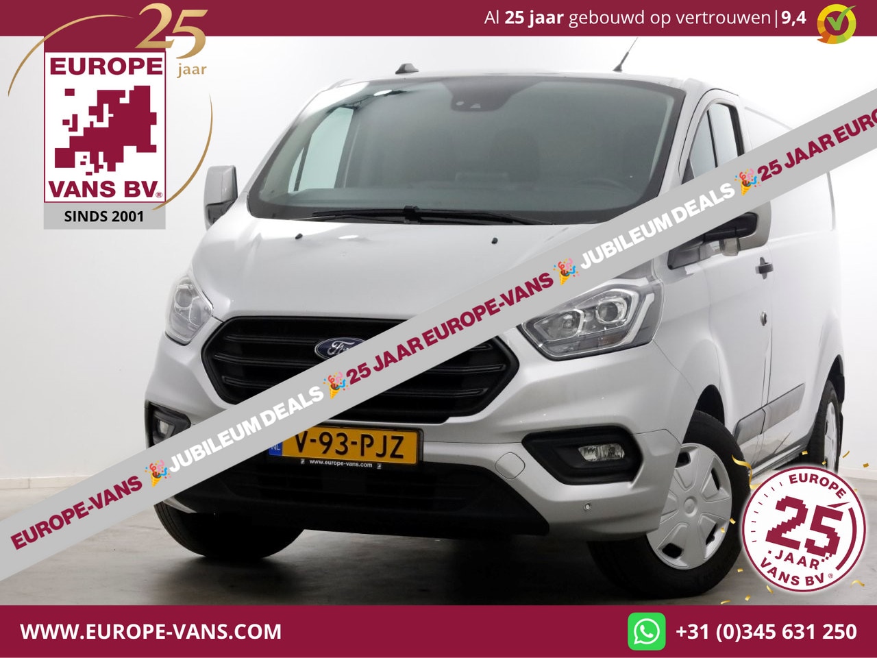 Ford Transit Custom - 2.0 TDCI 130pk L2H1 Trend Airco/Navi/Achterklep 10-2021 - AutoWereld.nl