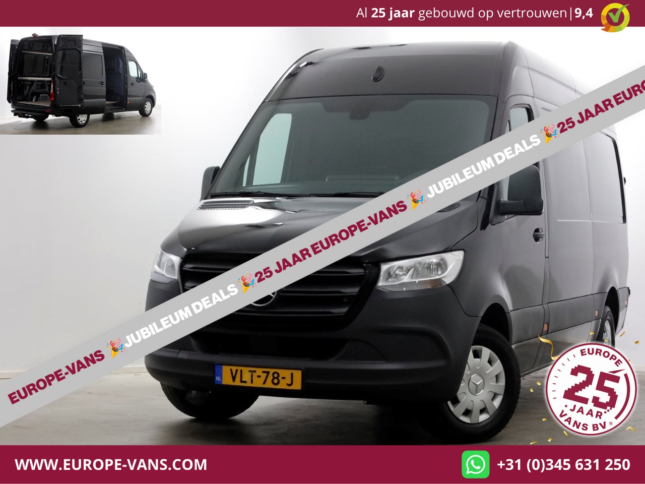 Mercedes-Benz Sprinter - 314 CDI 143pk RWD L2H2 Navi/Camera/Trekhaak 3500kg 02-2020 - AutoWereld.nl