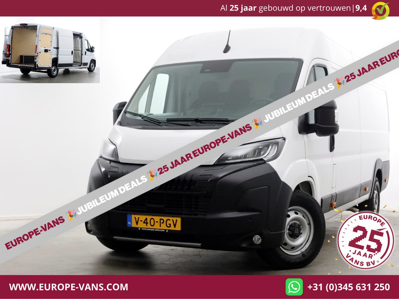 Peugeot Boxer - 2.2 BlueHDi 180pk Automaat L4H2 LED/ACC/Navi/Camera 11-2024 - AutoWereld.nl