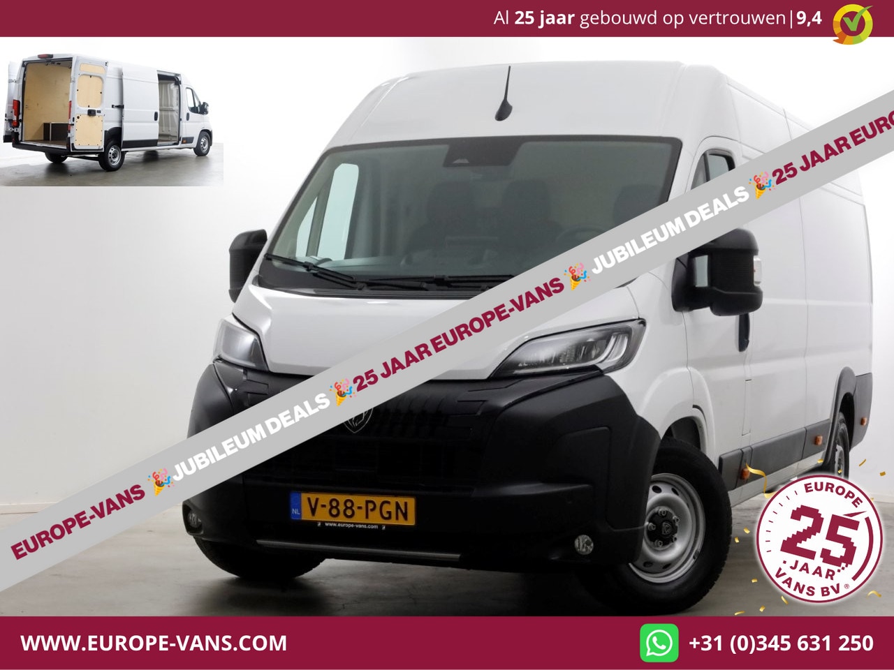 Peugeot Boxer - 2.2 BlueHDi 180pk Automaat L4H2 LED/ACC/Navi/Camera 11-2024 - AutoWereld.nl
