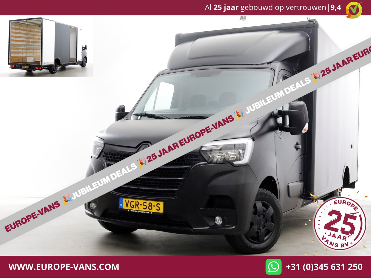 Renault Master - T35 2.3 DCI 150pk E6 Durisotti Lowliner Bakwagen met deuren 1251kg laadverm. 09-2020 - AutoWereld.nl