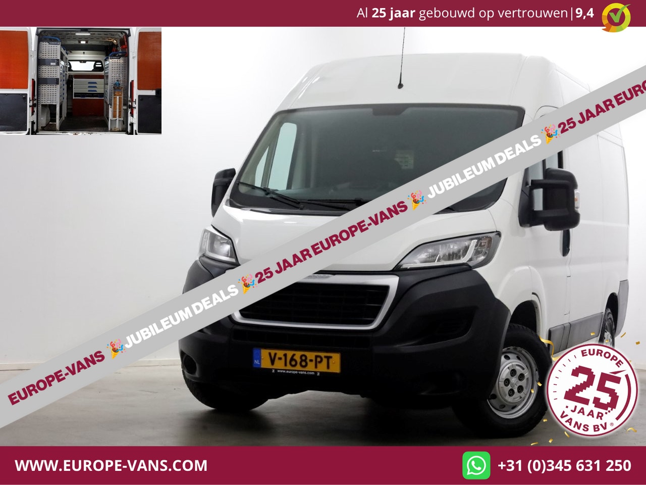 Peugeot Boxer - 2.0 BlueHDI E6 130pk L1H2 Premium Navi/Camera/Inrichting 06-2018 - AutoWereld.nl
