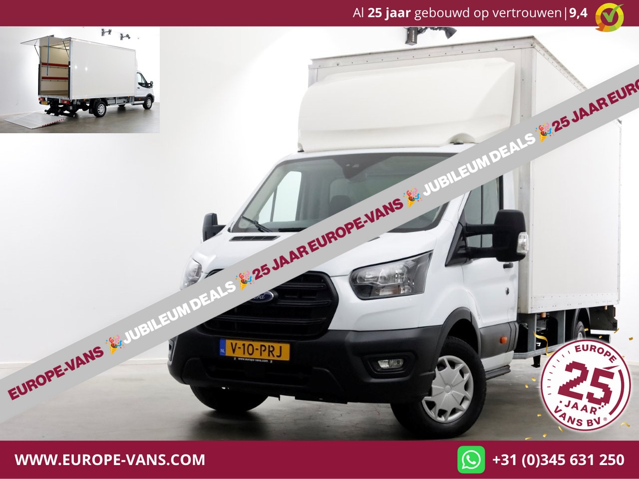 Ford Transit - Ford Transit 350 2.0 TDCI 130pk RWD Trend Bakwagen met laadklep 01-2024 - AutoWereld.nl