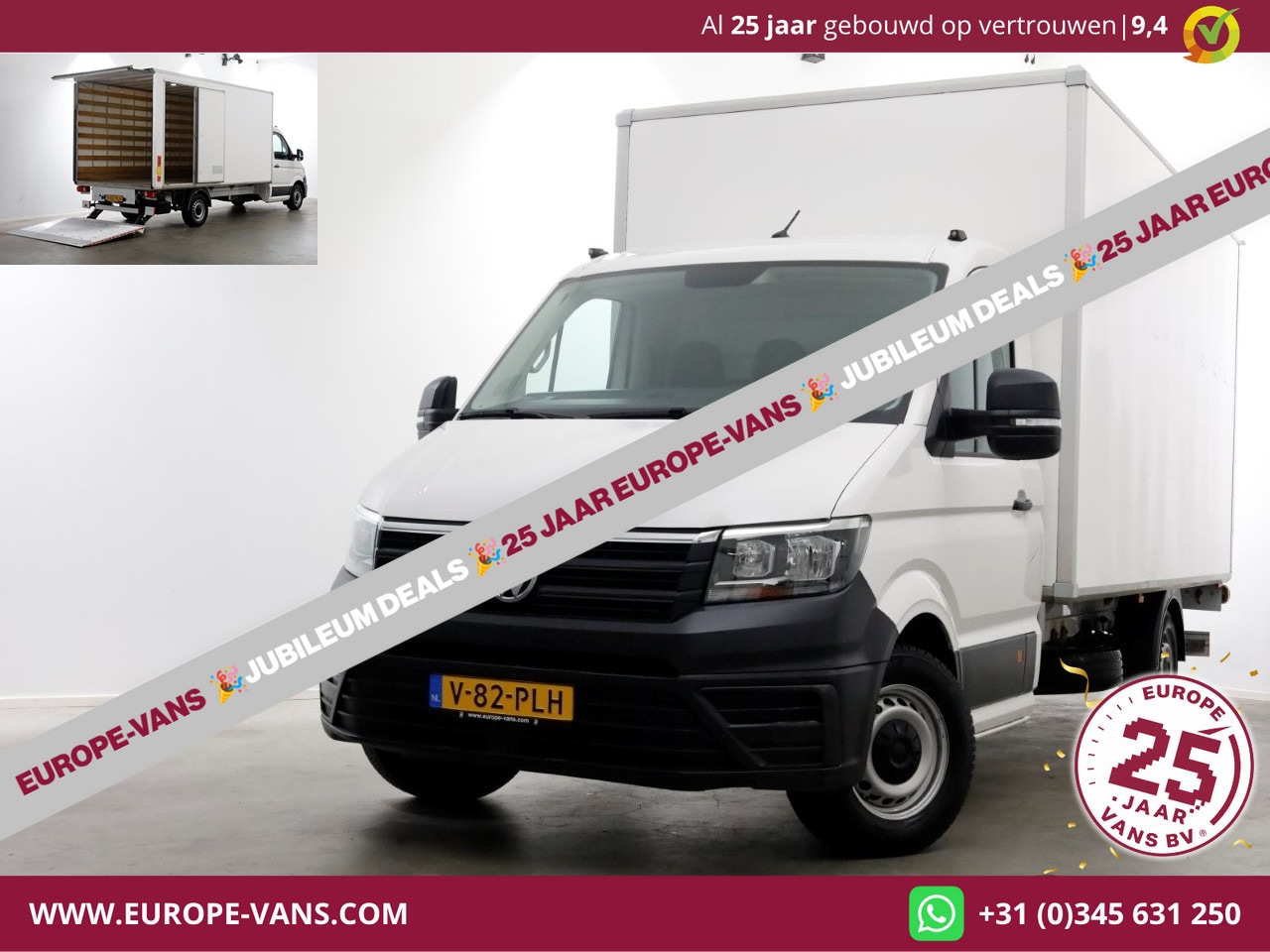 Volkswagen Crafter - 35 2.0 TDI 140pk Bakwagen met laadklep en zijdeur 03-2022 - AutoWereld.nl