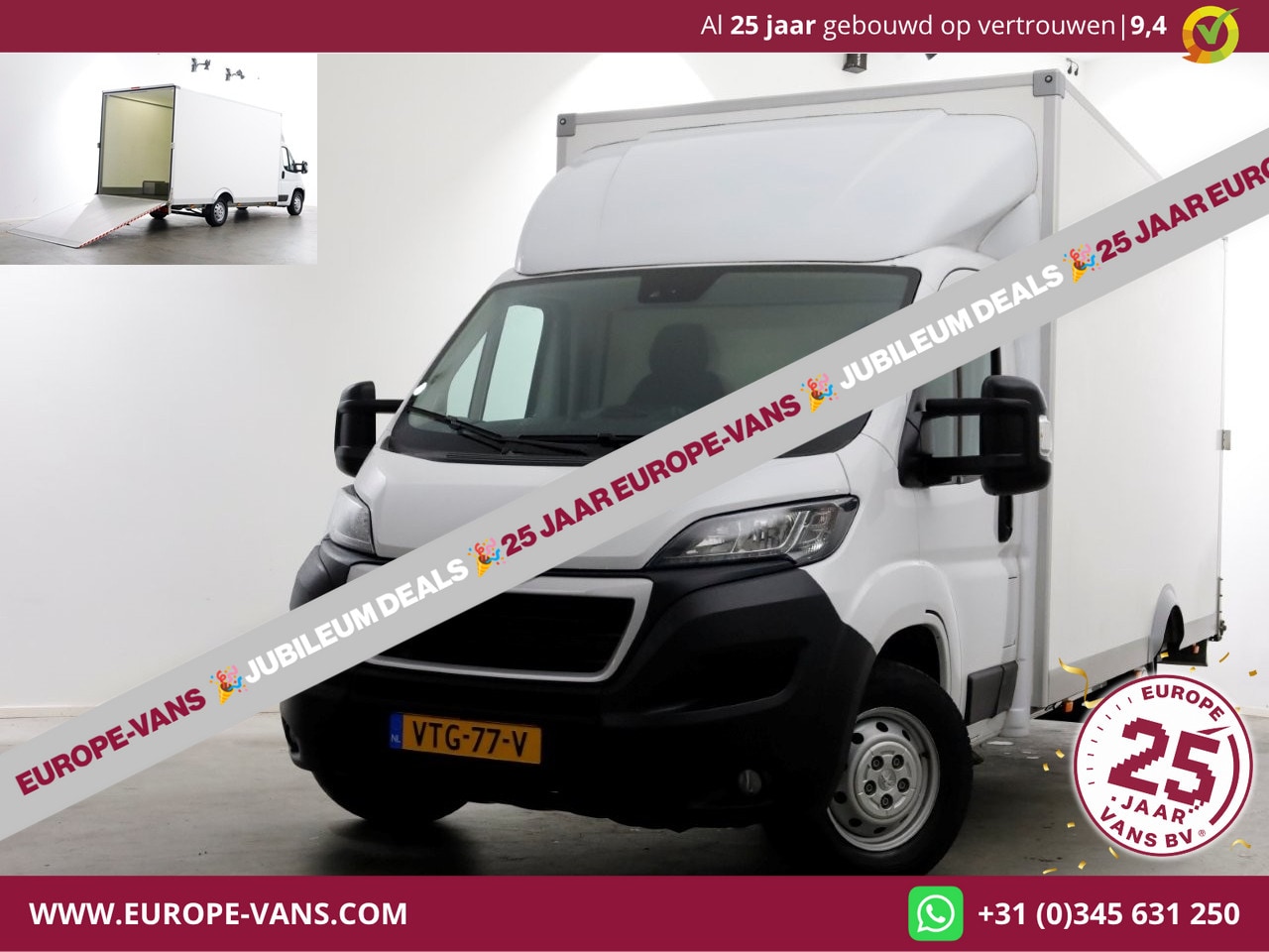Peugeot Boxer - 2.2 BlueHDi 165pk Durisotti Lowliner Bakwagen met laadklep 01-2023 - AutoWereld.nl