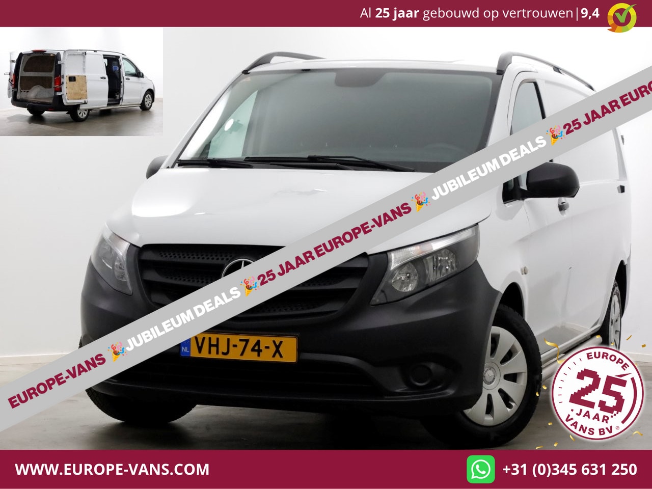 Mercedes-Benz Vito - 116 CDI 163pk E6 RWD XL Extra Lang Airco 08-2018 - AutoWereld.nl