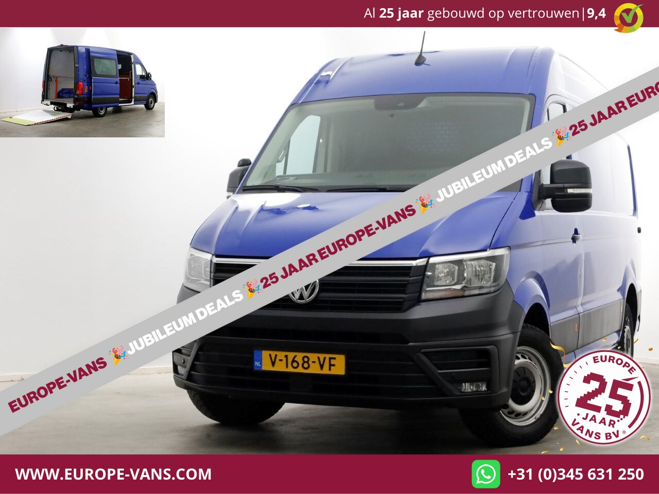 Volkswagen Crafter - 35 2.0 TDI E6 L3H3 (L2H2) Comfortline Airco/Camera Laadklep 05-2019 - AutoWereld.nl