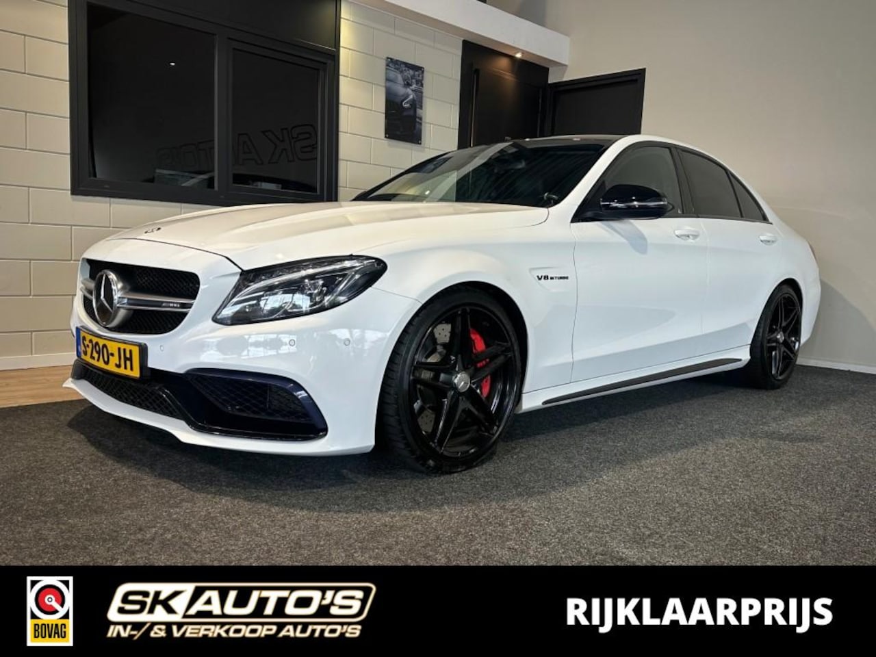 Mercedes-Benz C-klasse - AMG 63 S l 510PK l SFEERVERL l STOELVERW l ACC l - AutoWereld.nl