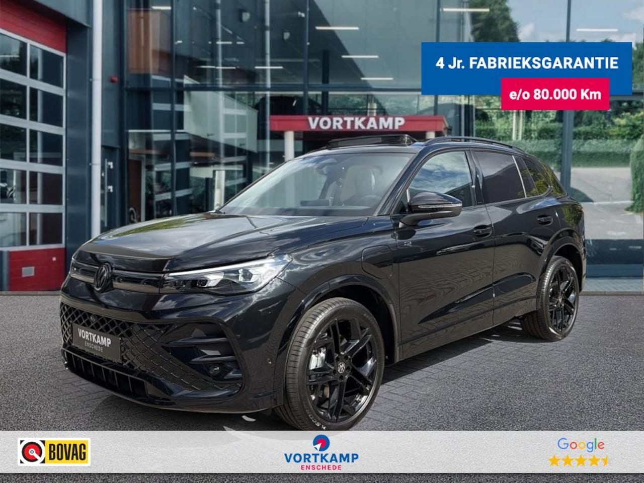 Volkswagen Tiguan - 1.5 TSI e-HYBRID R-LINE 272PK LEDER/PANOP-DAK/TREKHAAK/HenK/360CAMERA - AutoWereld.nl