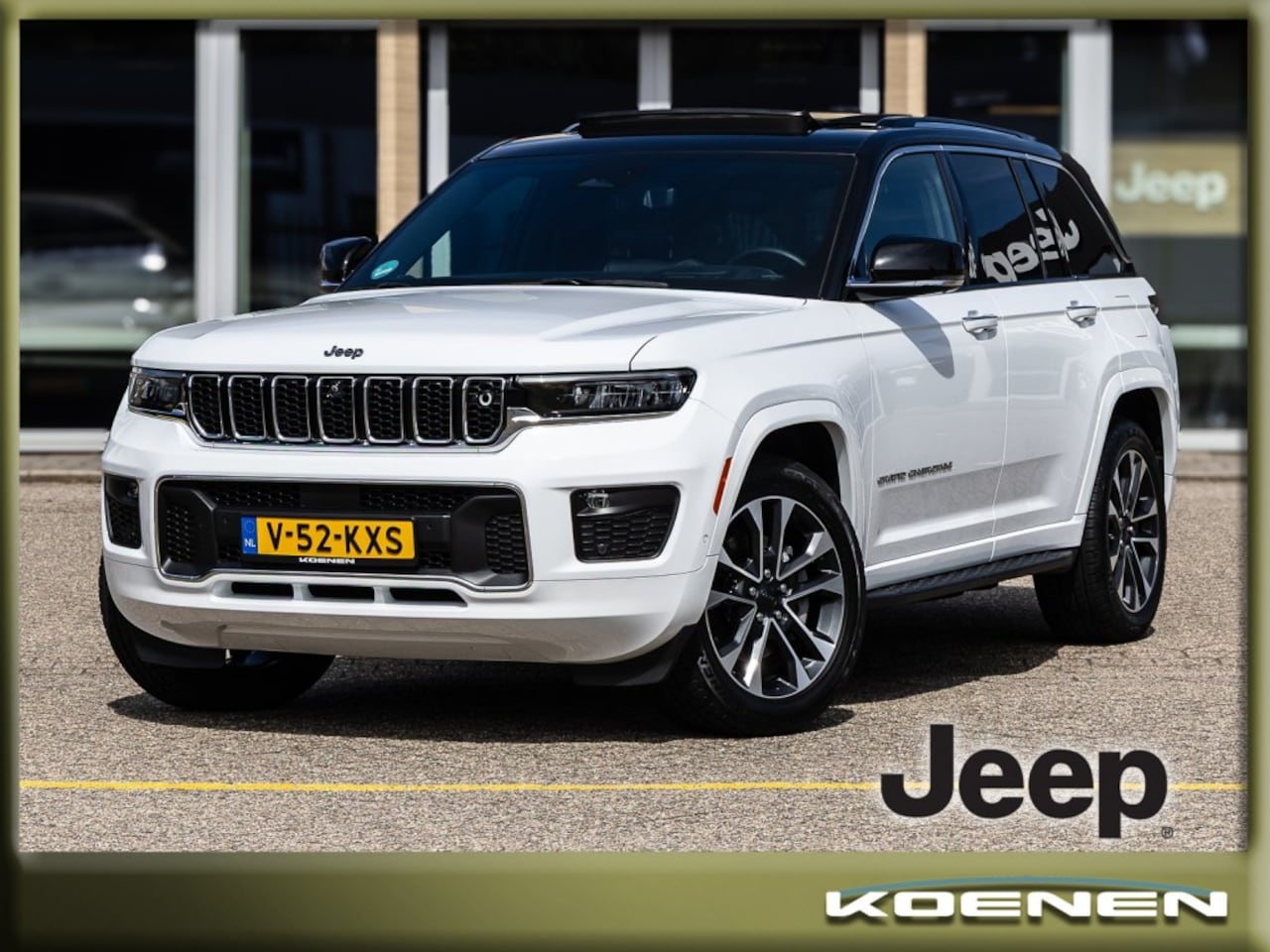 Jeep Grand Cherokee - 3.6 V6 4x4 Automaat Overland LUCHTVERING / LEER / FULL OPTIONS - AutoWereld.nl